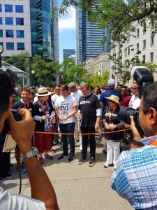 Prince Aly Muhammad at the Toronto Partnership Walk  June 17, 2018